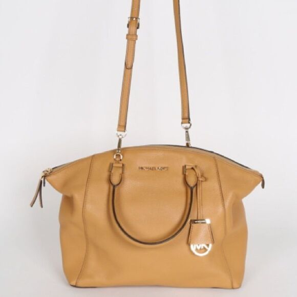 Michael kors Riley satchel in color camel - Picture 4 of 8